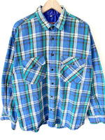 Lade das Bild in den Galerie-Viewer, Flanellhemd Overshirt Tartan Globetrotter (XL)
