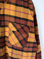 Lade das Bild in den Galerie-Viewer, Flanellhemd Overshirt Tartan Rostrot (L)
