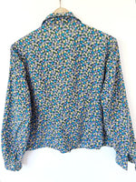 Lade das Bild in den Galerie-Viewer, Bluse 80s Stiefmütterchen Flieder (L)

