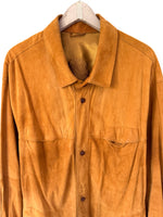 Lade das Bild in den Galerie-Viewer, *Wildleder* Hemd Jacke 80s Cognac (XL)
