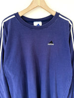 Lade das Bild in den Galerie-Viewer, *Adidas* Longsleeve Shirt 90s Blau (XL)
