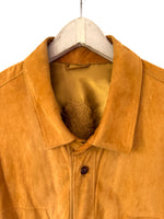 Lade das Bild in den Galerie-Viewer, *Wildleder* Hemd Jacke 80s Cognac (XL)
