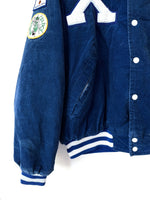 Lade das Bild in den Galerie-Viewer, RARE College Jacke 1988 Basketball Cord (M-L)

