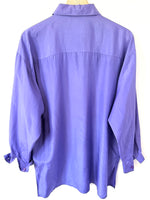 Lade das Bild in den Galerie-Viewer, *Seide* Bluse Premium Basic Flieder (L)

