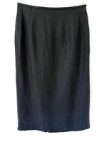 Lade das Bild in den Galerie-Viewer, *Leinen* Wickelrock Premium Basic Schwarz (L)
