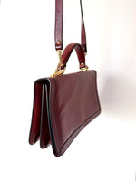 Lade das Bild in den Galerie-Viewer, Leder Tasche Classic 80s Burgundy
