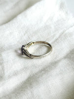 Lade das Bild in den Galerie-Viewer, *925 Sterling Silber* Vintage Ring Wave Lila (55/15)
