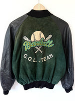 Lade das Bild in den Galerie-Viewer, RAEE Lederjacke Varsity 80s Baseball (S-M)
