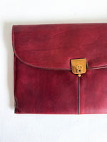 Lade das Bild in den Galerie-Viewer, *Aigner* RARE Tablet Aktentasche Leder Burgundy
