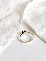Lade das Bild in den Galerie-Viewer, *925 Sterling Silber* Vintage Ring Vergoldet Rotbraun (56/16)
