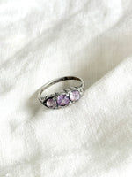 Lade das Bild in den Galerie-Viewer, *925 Sterling Silber* Vintage Ring Bohemian Lila (53/13)
