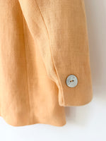 Lade das Bild in den Galerie-Viewer, *Leinen* Blazer 90s Premium Apricot Peach (M-L)

