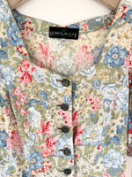 Lade das Bild in den Galerie-Viewer, *Wiesn Kollektion* Kleid Folklore Wildblumen Pastell (M-L)
