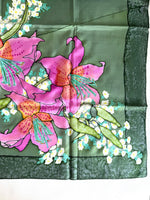 Lade das Bild in den Galerie-Viewer, *Seide* Tuch 80s Japan Handpainted
