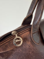 Lade das Bild in den Galerie-Viewer, *Longchamp* Handtasche Leder Braun (Medium)
