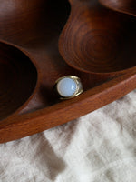 Lade das Bild in den Galerie-Viewer, *925 Sterling Silber* Vintage Ring Opal Vergoldet (54/14)

