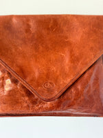 Lade das Bild in den Galerie-Viewer, Leder Schultertasche 80s Cognac
