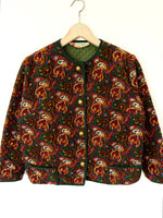 Lade das Bild in den Galerie-Viewer, *Cord* Blouson Jacke Bohemian Paisley (M)
