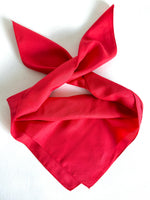 Lade das Bild in den Galerie-Viewer, *Seide* Tuch 80s Premium Basic Rot
