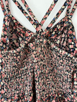 Lade das Bild in den Galerie-Viewer, Minikleid 80s Streublümchen Print Boho (L-XL)
