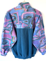 Lade das Bild in den Galerie-Viewer, Fleece Sweater 80s Pastell Rosa (M-L)
