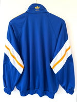 Lade das Bild in den Galerie-Viewer, *Adidas* Trainingsjacke 90s Blouson Blau Gelb (XL)
