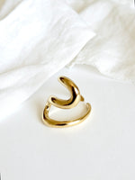 Lade das Bild in den Galerie-Viewer, Ring 14k Gold Chunky Lines
