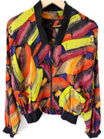 Lade das Bild in den Galerie-Viewer, Blouson Bomber 80s Crazy Pattern (M-L)
