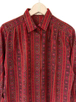 Lade das Bild in den Galerie-Viewer, *Wolle* Bluse 80s Bohemian Peter Hahn (M-L)
