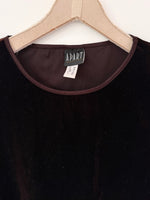 Lade das Bild in den Galerie-Viewer, *Samt* Body 90s Basic Braun (S-M)
