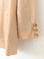 Lade das Bild in den Galerie-Viewer, *Moschino* RARE Blazer Wolle Stick Apricot (L)
