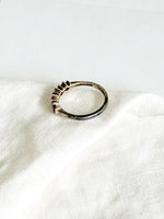 Lade das Bild in den Galerie-Viewer, *925 Sterling Silber* Vintage Ring Quartett Pink (60/20)
