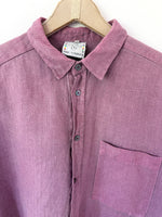 Lade das Bild in den Galerie-Viewer, *Leinen* Overshirt Hemd Basic Flieder (L-XL)
