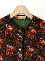 Lade das Bild in den Galerie-Viewer, *Cord* Blouson Jacke Bohemian Paisley (M)
