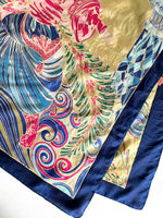 Lade das Bild in den Galerie-Viewer, *Seide* Tuch Handpainted Asien Pastell
