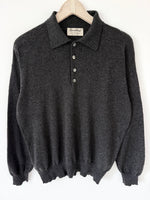 Lade das Bild in den Galerie-Viewer, *Kaschmir* Pullover Premium Basic Mausgrau (XL)
