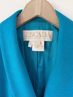Lade das Bild in den Galerie-Viewer, *Escada* RARE Blazer Angora Blau Türkis (S-M)
