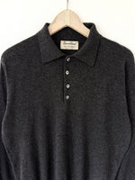 Lade das Bild in den Galerie-Viewer, *Kaschmir* Pullover Premium Basic Mausgrau (XL)
