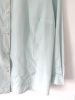 Lade das Bild in den Galerie-Viewer, *Seide* Bluse Premium Basic Pastell Mint (L)
