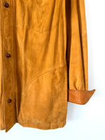 Lade das Bild in den Galerie-Viewer, *Wildleder* Hemd Jacke 80s Cognac (XL)
