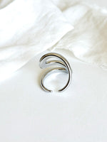 Lade das Bild in den Galerie-Viewer, Ring 14k Silber Chunky Lines
