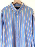 Lade das Bild in den Galerie-Viewer, *Ralph Lauren* Hemd Pastell Nadelstreifen Pink (XXL)
