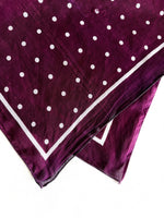 Lade das Bild in den Galerie-Viewer, Tuch 70s Bandana Streifen Dots Lila
