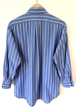 Lade das Bild in den Galerie-Viewer, *Ralph Lauren* Hemd Nadelstreifen Blau (M)
