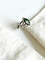 Lade das Bild in den Galerie-Viewer, *925 Sterling Silber* Vintage Ring Bohemian Grün (53/13)
