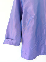 Lade das Bild in den Galerie-Viewer, *Seide* Bluse Premium Basic Flieder Shiny (M)
