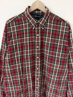 Lade das Bild in den Galerie-Viewer, *Ralph Lauren* Hemd Tartan Karo Rot Grün (L)
