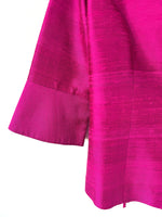 Lade das Bild in den Galerie-Viewer, *Wildseide* Wickelblazer Cropped Pink (L)
