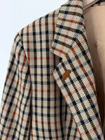 Lade das Bild in den Galerie-Viewer, *DAKS Signature* Blazer Wolle Iconic Tartan (M-L)

