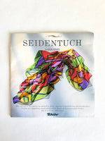 Lade das Bild in den Galerie-Viewer, *Seide* Tuch 80s Pastell Geo Print Neu
